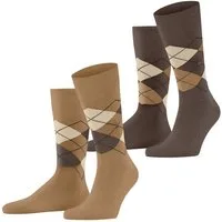 Burlington Socken Everyday Argyle Socken (2-Paar)