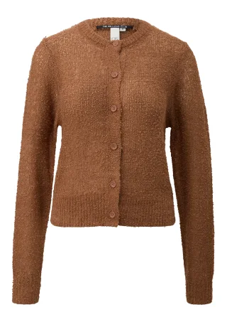 qs - Strickjacke braun - Gr. - XS