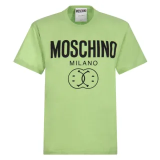 Moschino Milano - Grünes T-shirt Mit Doppel-smiley