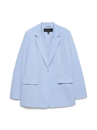 VERO MODA - VMZELDA LS LOOSE BLAZER ENT Brunnera Blue - Gr. - 44