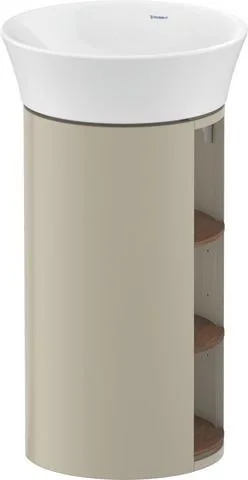 Duravit White Tulip Waschtischunterbau bodenstehend Amerikanischer Nussbaum & Taupe Matt & Seidenmat WT423907760