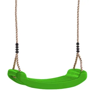 Kinderschaukelsitz aus Kunststoff - Robuste Gartenschaukel für Kinder 39,5x16,5x11 cm - Witterungsbeständig belastbar bis 50kg Spielplatz Wickey