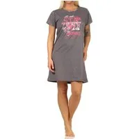 RELAX by Normann Nachthemd Damen kurzarm Nachthemd mit tollem Motiv - 67140
