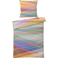 fleuresse Bettwäsche Bettwäsche, Mako-Satin, Streifen