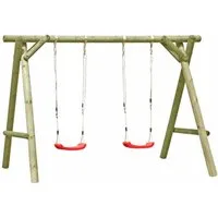 Gartenpirat Schaukelgestell Schaukelgerüst für Kinder Holz KDI Classic