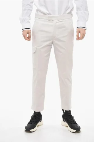 Skinny Fit Cargohose aus Baumwolle