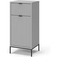 Vicco Midischrank Eliza, Grau/Grau, 40 x 87 cm mit Tür und Schublade (1-St)