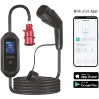 EM2GO Elektroauto-Ladestation Mobiles EV Ladegerät 11 kW Typ 2 - E-Auto flexibel aufladene - EM2GO, Mobiles Ladegerät 11kW / 16A, 3, Einzelgerät