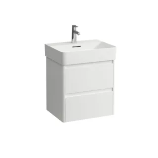 LAUFEN Waschtischunterschrank BASE 2.0 400x521x515 2 Schubl m. Griffmulde f.WT H810282 weiß matt, H4 H4113621082601