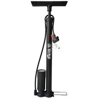 B-Bike Standpumpe 36341 (1-tlg), Standluftpumpe mit Manometer für präzise Druckkontrolle