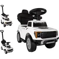 Lemodo Rutscherauto Ford F-150 für Kinder mit Schiebestange, Bügel und Staufach, für Kinder ab 1 Jahr mit Sound-Lenkrad