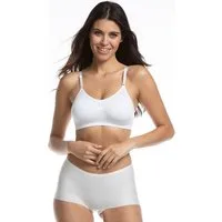 MAGIC Bodyfashion Bügelloser BH Comfort Bra bequemer nahtloser und bügelloser Träger-BH