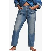 Next Mom-Jeans Sanduhr-Jeans Mom-Jeans 100% Baumwolle - Kurzgröße (1-tlg)