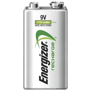 Energizer NiMH Akku Power Plus, 6F 22 / Block, 9 V , Baugröße:6F 22 / Block, Spannung:9V, Kapazität:175mAh