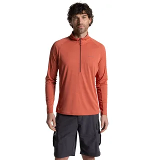 Craghoppers - Pullover für Herren, mit halbem Reißverschluss, Nosilife (Dunkle Sahara)