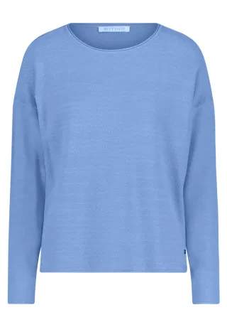 Betty & Co - Strickpullover Blue Melange - Gr. - 44