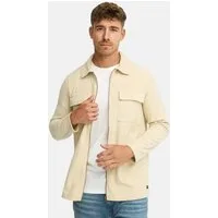 Indicode Langarmhemd Herren INNemoto Zip Herrenhemd Langarm Leichtes Zip-Hemd mit Brusttaschen