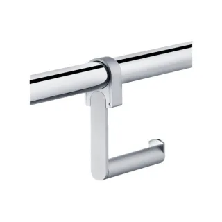 Keuco Toilettenpapierhalter Plan Care 34962170000 Montage an Winkelgriff, Alu silber-eloxiert/chrom