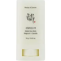 Beauty of Joseon Sonnenschutzstift MATTE SUN STICK MUGWORT + CAMELIA LSF 50+, für empfindliche und fettige Haut, mattiert und schützt effektiv