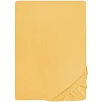 Biberna Spannbettlaken THEA Baumwoll-Jersey mit Elasthan, 160 g/m², Jersey-Elasthan, Gummizug: rundum, (1 Stück), Bettlaken für Matratzen bis 25 cm Höhe, pflegeleicht, bügelfrei