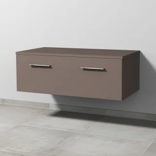 Sanipa Anbau-/Solitärschrank mit Auszug 2morrow (G3236) 340x1000x520 Taupe-Matt, G32361T G32361T