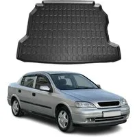 OMAC Kofferraummatte Kofferraumwanne für Opel Astra G 1999-2006 Stufenheck Gummi TPE (1 St), für Opel Astra G 1999-2006 Stufenheck Opel Astra G 1999-2006 Stufenheck, Einfache Installation,Antirutsch,Leicht zu reinigen,Leichtgewicht