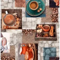 texpot Tischdecke PVC Wachstuch mit Kaffee abwischbar Wachstuchtischdecke (1-tlg)