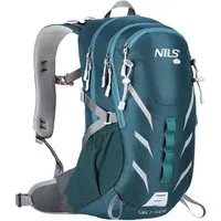 NILS CAMP Wanderrucksack Hiking Rucksack "GHOSTER" 20L Outdoor Trekkingrucksack Blau, mit Air Flow System, Rain Cover und Sicherheitspfeife