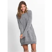 bonprix Strickkleid für den Alltag, aus Polyester, lockere Passform