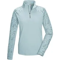 Killtec Langarmshirt KSW 56 WMN FLX SHRT Damen Funktionsshirt: warm, hoher Komfort, Stehkragen, Kinnschutz
