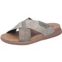 Rieker Pantolette Sommerschuh, Hausschuh, Urlaubsschuh in bequemer Form
