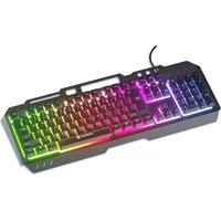 KINSI Mechanische Gaming-Tastatur mit RGB-Beleuchtung,lautlosen Switches Gaming-Tastatur (DPI umschaltbar)