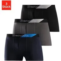 Bench. Boxer Boxershorts für Herren (Packung, 3-St) Unterhosen mit modischem Streifen im Webbund