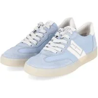 Paul Green Paul Green 5437-169 Damen Leder & Textil blue Schnürschuh
