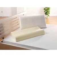 fan Nackenstützkissen f.a.n. Medisan Sleep & Care Latex, Seitenschläfer, Rückenschläfer, hohe Stützwirkung, mit Belüftungskanälen