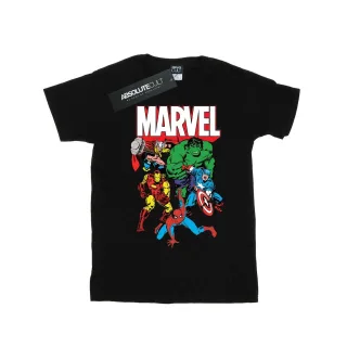 Marvel - "Hero Group" T-Shirt für Damen (Schwarz)
