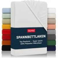 Blumtal Spannbettlaken Bettlaken aus Mikrofaser, Mikrofaser, Gummizug: rundum, (1 Stück)