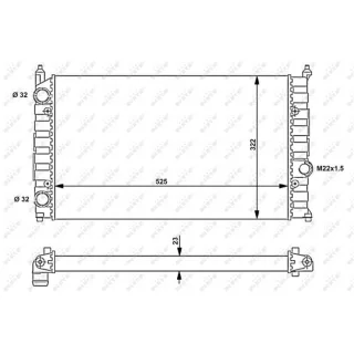 NRF Motork?hler Seat Cordoba Ibiza Inca VW Caddy Polo 54707
