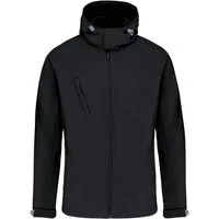 Kariban Softshelljacke Herren Softshell-Jacke mit Abnehmbare Kapuze