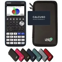 CASIO Taschenrechner fx-CG50 Grafikrechner inkl. WYNGS Schutztasche Schwarz