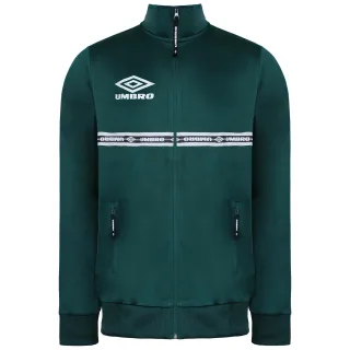 Umbro Mens Green Taped Track Jacke