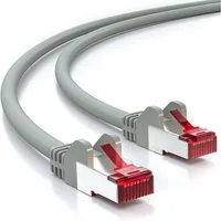 deleyCON deleyCON 50m CAT6 Patchkabel S-FTP PIMF Netzwerkkabel Ethernetkabel - LAN-Kabel