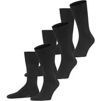 FALKE Socken Airport 3-Pack Socken mit Schurwolle (3-Paar) mit Schurwolle
