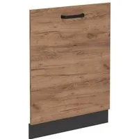 Vicco Frontblende R-Line, Goldkraft Eiche/Anthrazit, 60 cm ohne Arbeitsplatte (1 St)