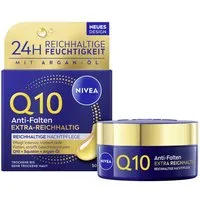 Nivea Nachtcreme Q10 ANTI-FALTEN EXTRA-REICHHALTIG NACHTPFLEGE, speziell für trockene bis sehr trockene Haut