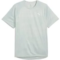 PUMA Laufshirt M RUN VELOCITY AOP TEE Slim Fit Passform, kurze Ärmel, für Training, mit Print-Applikation
