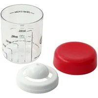 Dr. Oetker Küchenhelfer Eiertrenner Dr. Oetker - Mix- und Messbecher mit Eitrenner 250ml 3-tlg. Ø 8cm