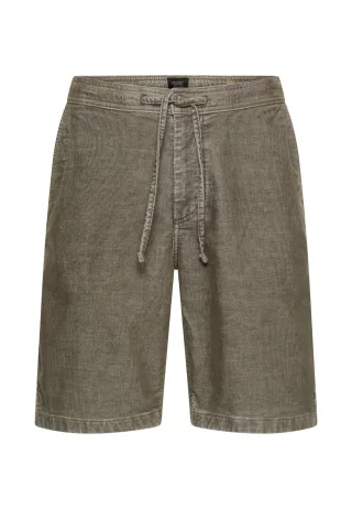 camel active - Bermuda Shorts mit Tunnelzug deep olive - Gr. - S
