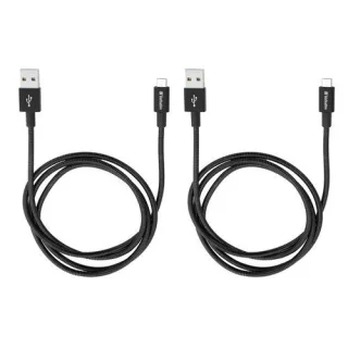 1x2 Verbatim Micro USB Kable Sync & Charge 100cm black 48874