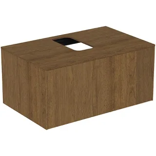 Ideal Standard Waschtischplatte Conca mittiger Ausschnitt 802x505mm Walnuss Dunkel, TF058Y5 TF058Y5